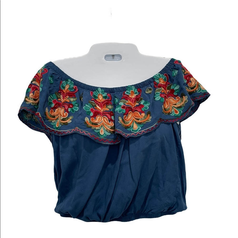 Surf Gypsy crop top off shoulder
